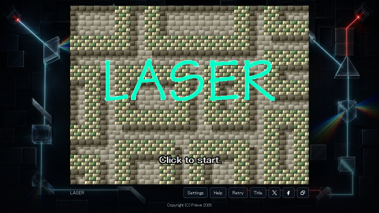 LASER Classic title screen